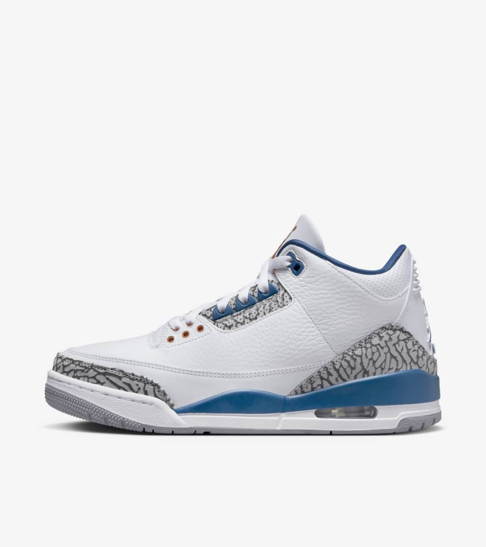 Date de sortie de la Air Jordan 3 « True Blue and Copper » (CT8532-148).  Nike SNKRS